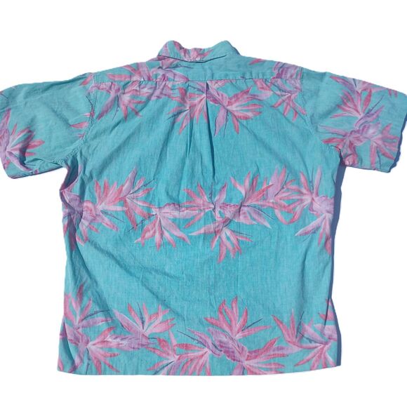 Reyn Spooner Hawaiian Shirt Reverse Pattern Medium - Picture 2 of 5